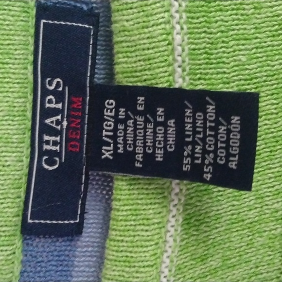 Chaps Cotton/Linen Summer Sweater. Sz XL in great shape - Picture 2 of 6